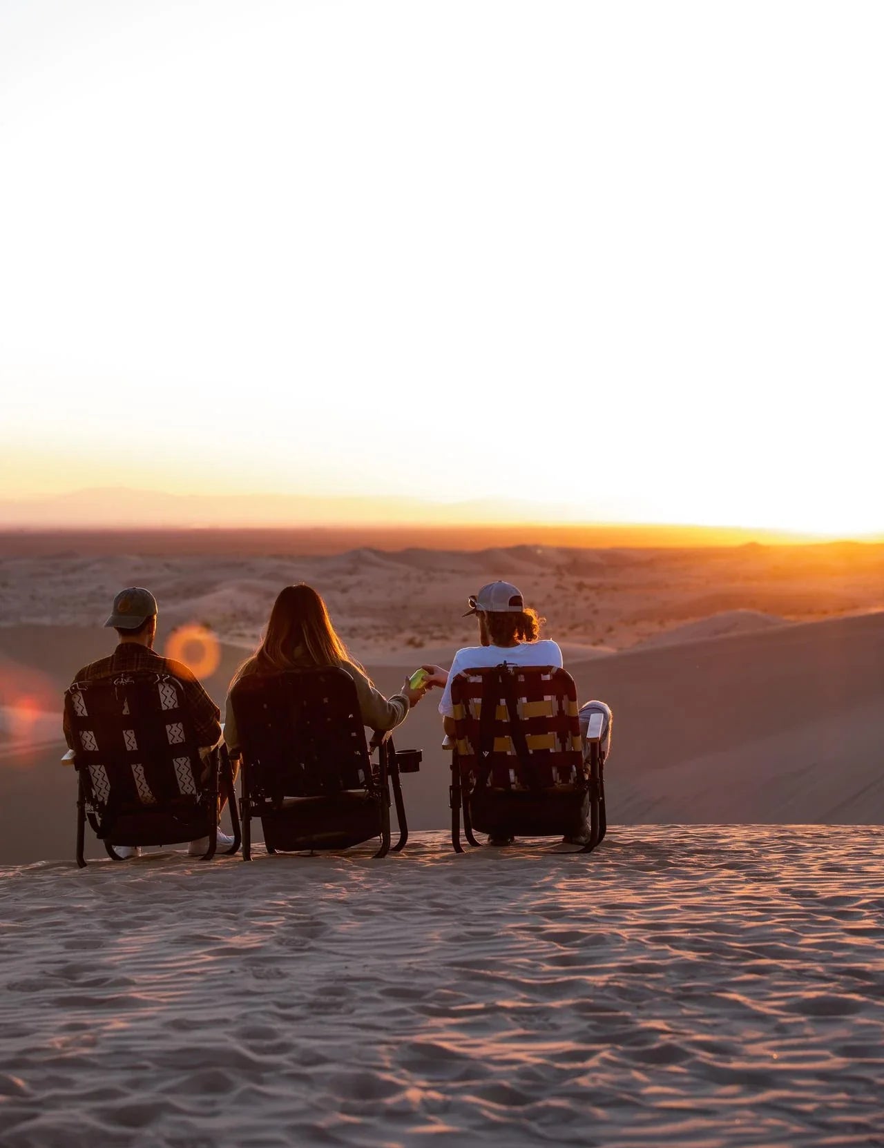 PARKIT Voyager Chair by a sand dunes — community-owned outdoor gear brand