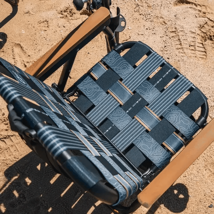 Animated GIF showcasing PARKIT’s limited-edition Voyager and Eclipse chair collaborations over time, featuring designs from Ember x IAFF, Birdwell, Salty Crew, Keep A Breast “Wild for Boobies,” and Free Fly, highlighting premium outdoor chairs built for adventure, craftsmanship, and purpose-driven partnerships.